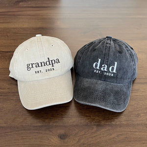 Custom Embroidered Cap for Dad